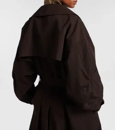 The Frankie Shop Mavis oversized trench coat | Thumbnail 6