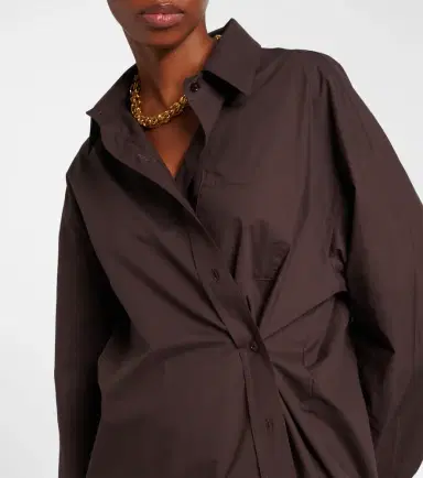 The Frankie Shop Ornella oversized cotton shirt | Thumbnail 4 The Frankie Shop Ornella oversized cotton shirt | Thumbnail 4