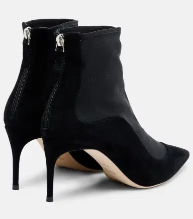 Malone Souliers Elisa 70 suede-trimmed ankle boots | Thumbnail 2