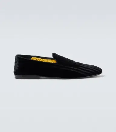 Tom Ford Steven striped velvet loafers | Thumbnail 2 Tom Ford Steven striped velvet loafers | Thumbnail 2