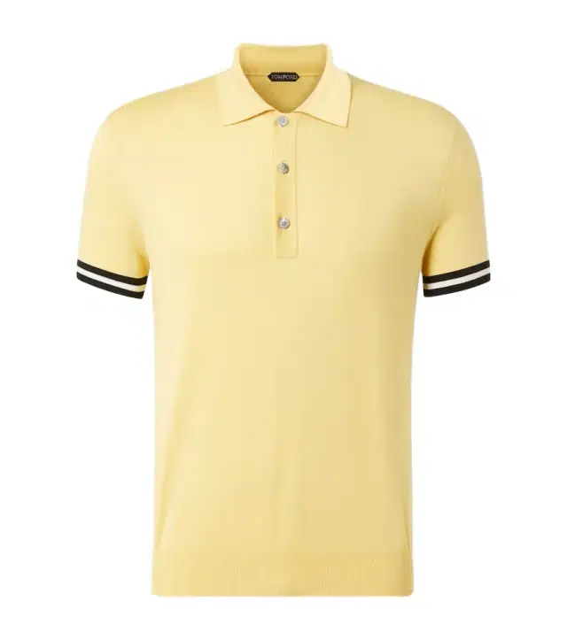 Tom Ford Cotton and silk polo shirt