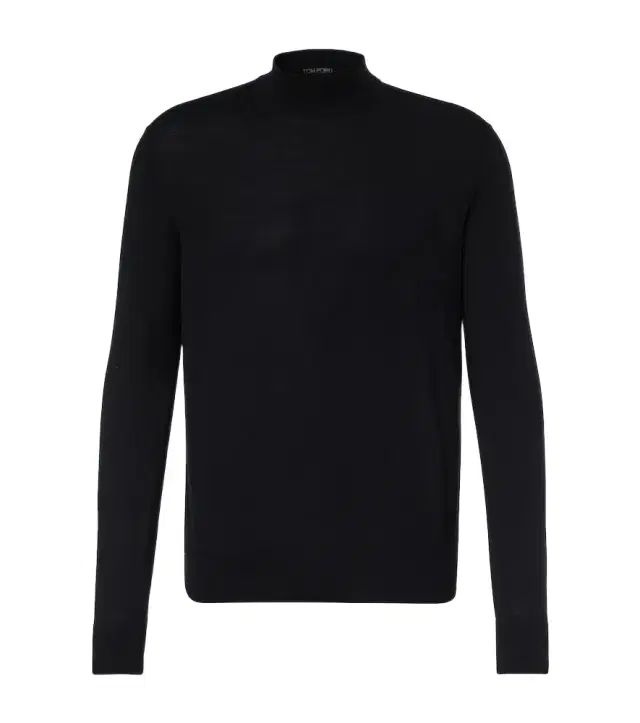 Wool turtleneck sweater