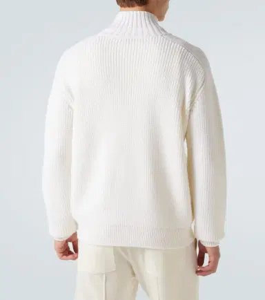 Tom Ford Ribbed-knit wool half-zip sweater | Thumbnail 4