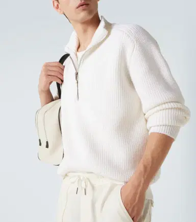 Tom Ford Ribbed-knit wool half-zip sweater | Thumbnail 5