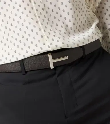 Tom Ford T Icon reversible leather belt | Thumbnail 5