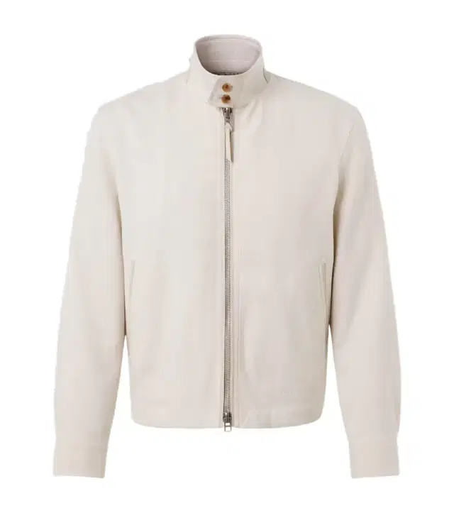 Tom Ford Wool, cashmere, and silk Harrington jacket