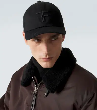 Tom Ford Logo embroidered cotton baseball cap | Thumbnail 3