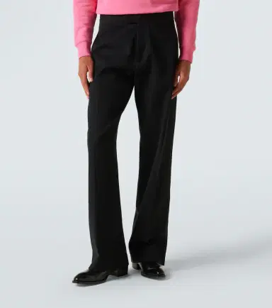 Tom Ford Cotton drill wide-leg pants | Thumbnail 4