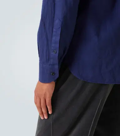 Tom Ford Cotton and linen drill shirt | Thumbnail 5 Tom Ford Cotton and linen drill shirt | Thumbnail 5