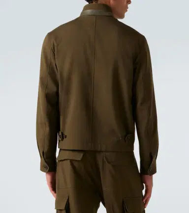 Tom Ford Wool, cashmere, and silk blouson jacket | Thumbnail 2 Tom Ford Wool, cashmere, and silk blouson jacket | Thumbnail 2