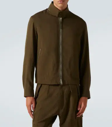 Tom Ford Wool, cashmere, and silk blouson jacket | Thumbnail 7 Tom Ford Wool, cashmere, and silk blouson jacket | Thumbnail 7
