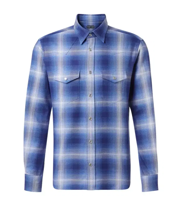 Tom Ford Checked cotton shirt