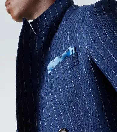 Tom Ford Printed silk twill pocket square | Thumbnail 2