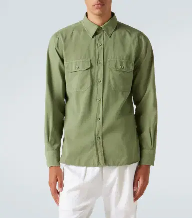Tom Ford Cotton and silk shirt | Thumbnail 4 Tom Ford Cotton and silk shirt | Thumbnail 4