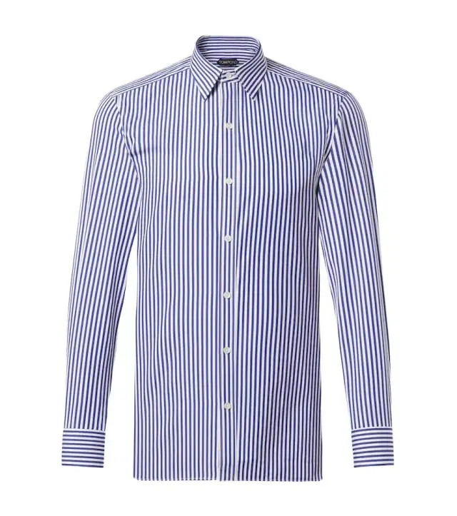 Tom Ford Bengal stripe cotton poplin shirt
