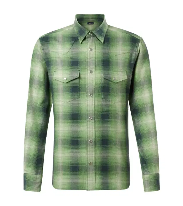 Tom Ford Checked cotton shirt