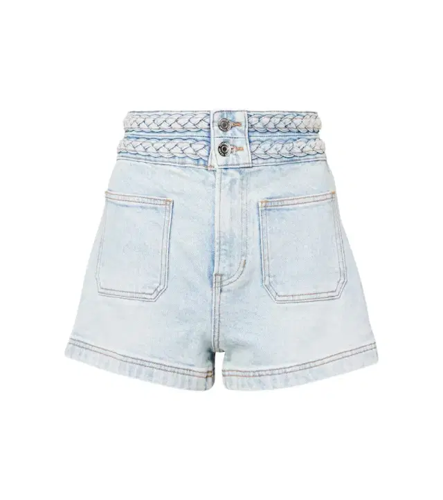 Veronica Beard Elijah high-rise denim shorts