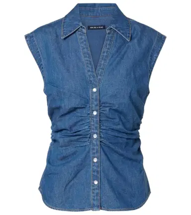 Veronica Beard Sera denim top | Thumbnail 1