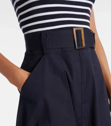 Veronica Beard Belted cotton-blend midi dress | Thumbnail 6 Veronica Beard Belted cotton-blend midi dress | Thumbnail 6