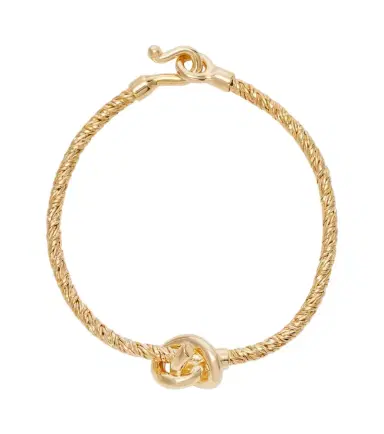 Bottega Veneta Knot gold-plated sterling silver bracelet | Thumbnail 1