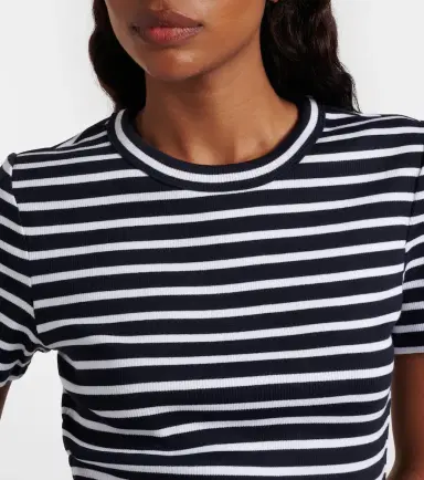 Veronica Beard Pruitt striped cotton-blend T-shirt | Thumbnail 4 Veronica Beard Pruitt striped cotton-blend T-shirt | Thumbnail 4