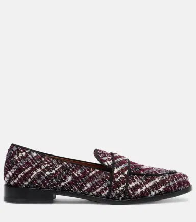 Aquazzura Martin tweed loafers | Thumbnail 3 Aquazzura Martin tweed loafers | Thumbnail 3