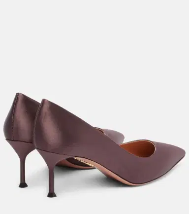 Aquazzura Purist 65 satin pumps | Thumbnail 2