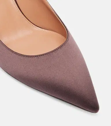 Aquazzura Purist 65 satin pumps | Thumbnail 4