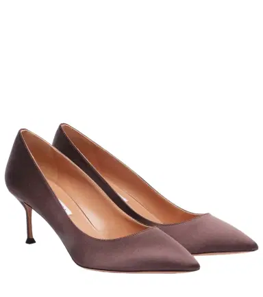 Aquazzura Purist 65 satin pumps | Thumbnail 1
