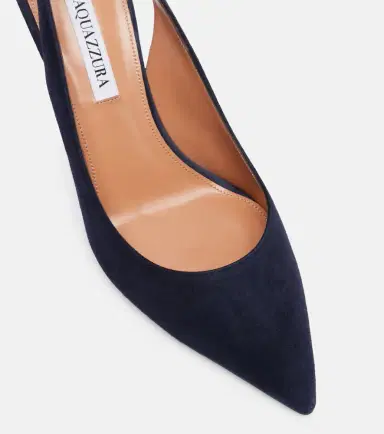 Aquazzura Bow Tie 85 suede pumps | Thumbnail 4 Aquazzura Bow Tie 85 suede pumps | Thumbnail 4