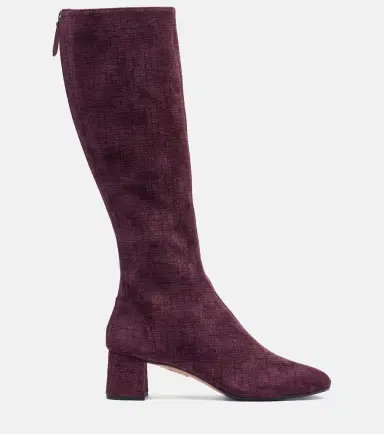 Aquazzura Saint Honoré 50 suede knee-high boots | Thumbnail 3 Aquazzura Saint Honoré 50 suede knee-high boots | Thumbnail 3