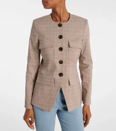 Veronica Beard Orrin plaid blazer | Thumbnail 4 Veronica Beard Orrin plaid blazer | Thumbnail 4