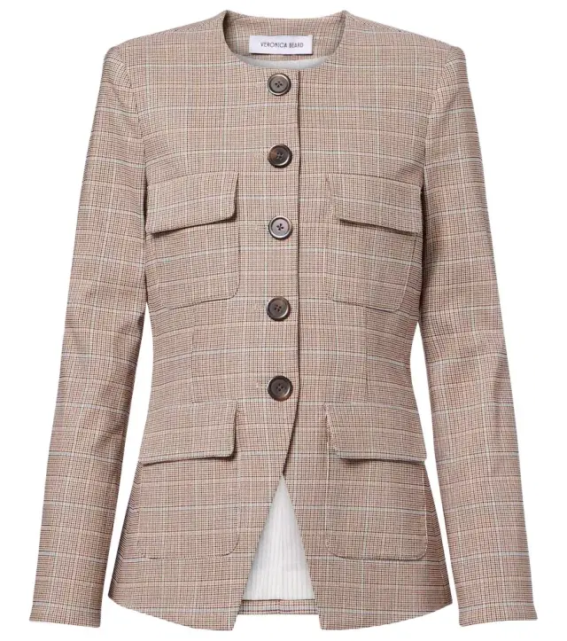 Veronica Beard Orrin plaid blazer