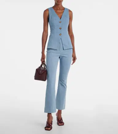 Veronica Beard Hawthorne flared jeans | Thumbnail 2
