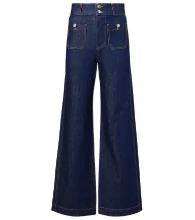 Veronica Beard Taylor wide-leg jeans | Thumbnail 1