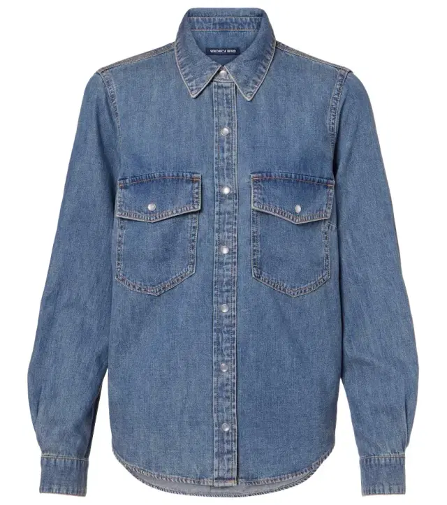 Veronica Beard Noah denim shirt