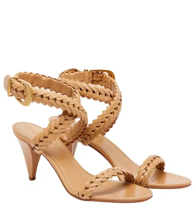 Helix 75 braided leather sandals