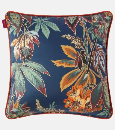 Etro Giano paisley cotton cushion | Thumbnail 2
