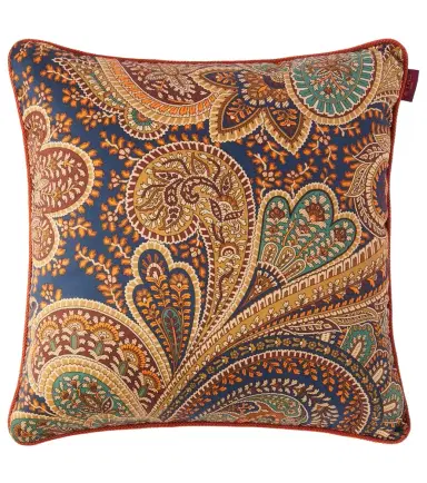 Etro Giano paisley cotton cushion | Thumbnail 1