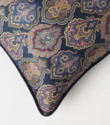 Etro Printed cotton cushion | Thumbnail 2