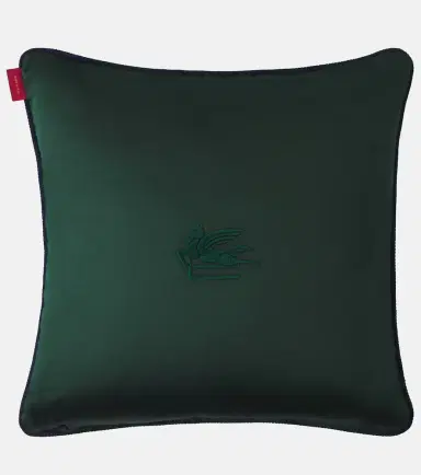 Etro Printed cotton cushion | Thumbnail 3