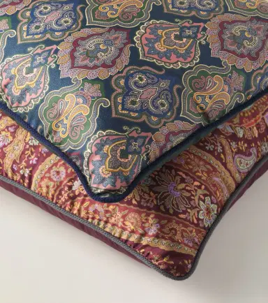 Etro Printed cotton cushion | Thumbnail 5
