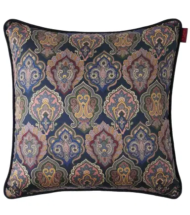 Etro Printed cotton cushion | Thumbnail 1