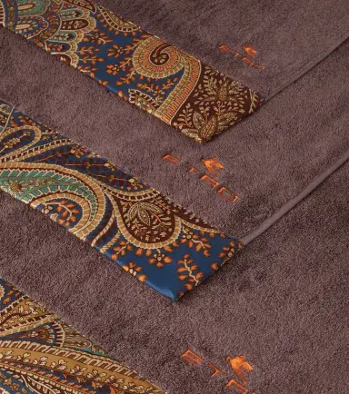Etro Set of 5 cotton terry towels | Thumbnail 3