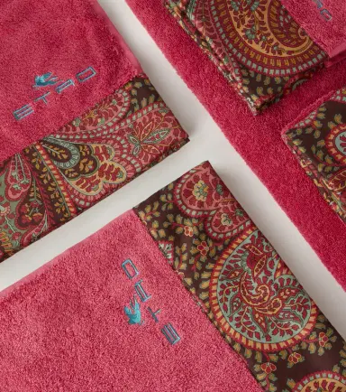 Etro Set of 5 cotton terry towels | Thumbnail 4