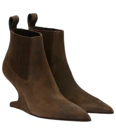 Rick Owens Suede ankle boots | Thumbnail 1