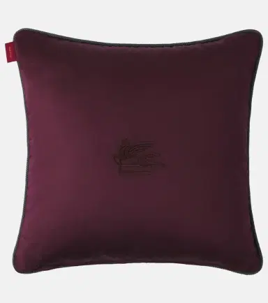 Etro Maranta floral cotton cushion | Thumbnail 2
