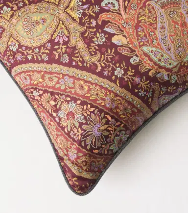 Etro Maranta floral cotton cushion | Thumbnail 5