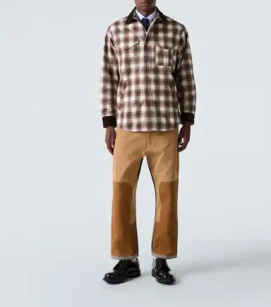 Junya Watanabe Checked cotton flannel jacket | Thumbnail 5 Junya Watanabe Checked cotton flannel jacket | Thumbnail 5