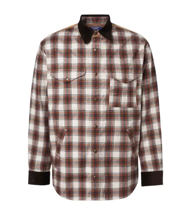 Junya Watanabe Checked cotton flannel jacket